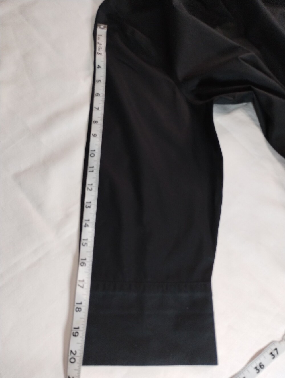 Chico's Black Blouse with Clean Collar Size (3) - Picture 5 of 9